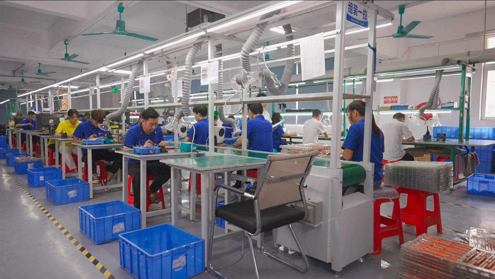 Better Electronics assembly line, Dongguan factory